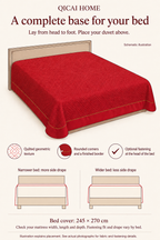 Rose Romance Wedding Bedding — 4-Piece Set