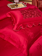 Rose Romance Wedding Bedding — 4-Piece Set