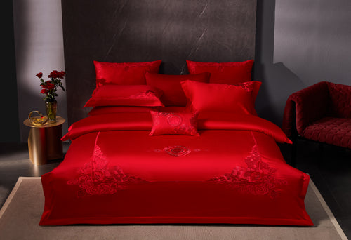 A Lifetime Together wedding bedding by QiCai Home